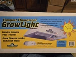 Hydrofarm Series Compact Fluorescent Garden 125W Grow Light With Bulb. Fixed Price $69.95.