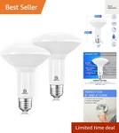 Energetic Led BR30 Flood Light Bulbs Indoor, Warm White 3000K, Dimmable, 65 W.... Fixed Price $19.99.