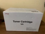 (4 Pack) Woebyas Compatible Black Toner Cartridge For Canon 125 Exp 01.02.2026. Fixed Price $15.99.