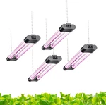 Hlite 16INCH 4 Pack Led Grow Lights - Linkable X 20W Switch, Black. Fixed Price $49.96.