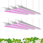 Barrina Led Grow Light, 252W(6 X 42W) 4FT T8, Full Spectrum, V-shape With Ref.... Fixed Price $144.22.