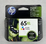 Genuine Hp 65 Xl Color Ink Toner Cartridge Dated Sept 2022 New. Fixed Price $14.96.