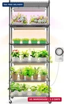 CX2 Stand With Grow Lights For Indoor Plants, 6-TIER Metal Shelf Dis. Fixed Price $281.23.
