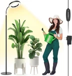 Grow Light With Stand For Indoor Plants, Adjustable Height Up To 68", Full Spect. Fixed Price $36.98.