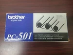 Genuine Brother PC-501 Print Cartridge FAX-575 New Oem. Fixed Price $11.99.