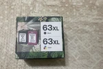 Upsek 63XL Ink Cartridges New Box (1 Black, Tri-color) Exp 06/2028. Fixed Price $25.00.