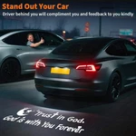 God Is With You Forever Led License Plate Light Tesla Model 3/Y 2024 Usa. Fixed Price $6.99.