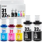 31 Ink Bottle Set, 32XL Black Compatible For Hp Smart Tank 7602 6001. Fixed Price $35.79.