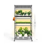 Plant Shelf With Grow Light Timer, Tall Stand Adjustable Rack.... Fixed Price $143.80.