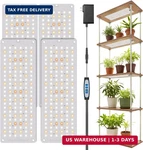 Garpsen Light, 6000K Full Spectrum Plant Lights For Indoor Growing With Aut. Fixed Price $27.83.