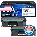 80A Toner Cartridge Black 2-PACK With Chip High Yield Replacement For Hp CF2. Fixed Price $44.68.