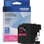 New Geneuine Brother LC103M LC-103XL Innobella High-yield Ink Magenta. Fixed Price $10.19.