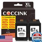 Coccink 67XL For Hp Envy 6455E Cartridges 6400 6452E 6458E 6475E 6000. Fixed Price $53.83.
