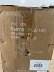 Jonathan Lighting JYL9718D Aviator 52" 3 Blade Smart Led Indoor Ceiling Fan. Fixed Price $137.99.