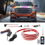 Dreamotor 71 Inch Car Hood Light Strip White Exterior Dynamic Led. Fixed Price $29.86.