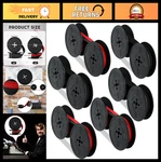 6 Pairs Universal Typewriter Ribbons Twin Spool Replacement Pack - Red & Black. Fixed Price $31.99.