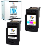 Cmyi 2PK Compatible Canon 210 211 Ink Cartridges For Pixma IP2700 IP2702 MP240. Fixed Price $37.39.