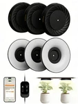 Glowrium Grow Light Indoor Plants 6-IN-1 Linkable Full Spectrum Led With Timer. Fixed Price $67.99.