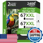 Pfkink 67XXL Black Cartridge Replacement For Hp Deskjet 4100E 4152E. Fixed Price $56.39.
