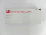 Pack Of 10 Chicago Miniature Lamp Inc 2232 18W S8 28V Bulbs New Nos. Fixed Price $15.16.
