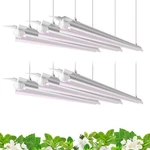 Barrina T8 Plant Grow Light, 252W(6 X 42W, 1400W 4FT, Pinkish White. Fixed Price $141.82.