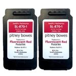 Pitney Bowes SL-870-1 (16ML) 2-PACK Red Ink Cartridge For Sendpro Mailstation. Fixed Price $85.98.