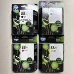4PK New Genuine Officejet Pro K5400 K550 Hp 88XL Color Ink Cartridges C9393AN. Fixed Price $19.99.