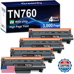 TN760 TN-760 Compatible Toner For Brother TN-730 Cartridge (4-PACK) W/chip. Fixed Price $70.06.