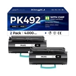Kingkj PK492 Black Toner Cartridge 2-PACK High Yield Replacement For Dell 233.... Fixed Price $99.53.