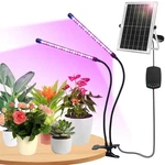 Ladate Solar Lights With Batteries, 2 Heads Clip Plant Growing Lamp Re. Fixed Price $79.69.