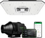 Vivosun Smart System A100SE Led Light + 4" Inline Fan E42A Growhub. Fixed Price $149.99.