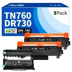 TN760 Toner Cartridge And DR730 Drum Unit Pk Replacement For Brother DCP-L2550. Fixed Price $79.98.
