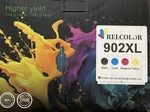 902XL High Yield Cartridges By Ubinki 4-PACK For Hp Printers (bk/c/y/m). Fixed Price $20.00.