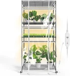 Bstrip Indoor Greenhouse With Grow Light, Cabinet 6 Pack. Fixed Price $171.71.