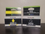 Lexmark Black Ink & 200XL Yellow Cartridge Set Genuine Oem New. Fixed Price $24.99.