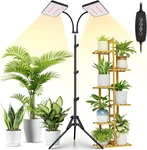 Lbw Latest Grow Light For Indoor Plants, 428 Led Dual-head Full Spectrum Standin. Fixed Price $69.99.