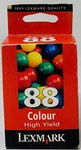Lexmark 18L0000E 88 Original High Capacity Color Cartridge X5100/X6100/Z55/65. Fixed Price $20.93.