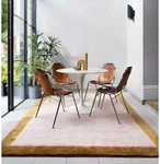 Handmade Design Rug Tufted Wool & Viscose Brown/light Pink Area 8X10. Fixed Price $765.00.