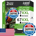 Pfkink 67XXL Black Cartridge Replacement For Hp Deskjet 4100E 4152E. Fixed Price $64.05.