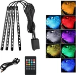 Car Interior Lights, Rgb 48 Multicolor Auto Strip Led, Remote+usb. Fixed Price $13.99.