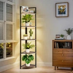 Ganiilao Corner Plant Stand Grow Light Shelf Tiered 59 Tall. Fixed Price $109.03.