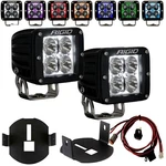 Rigid Radiance+ Pod Rgbw Led Fog Light Kit Mounting Brackets 06-14 Ford F150. Fixed Price $399.98.
