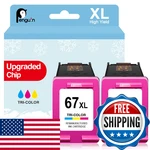 Penguin Color Ink Cartridges For HP67XL Deskjet 2700 275. Fixed Price $42.90.