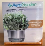 Aerogarden Harvest Elite 360, Stainless With Gourmet Herbs Seed Kit Brand New. Fixed Price $99.00.