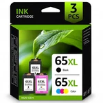 65XL Ink Cartridge For Hp Envy 5010 5055 5052 Deskjet 2600 2652 2636 Printer. Fixed Price $24.85.