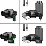 Vivosun Aerozesh G4/G6/G8 Inline Duct Fan Smart Ventilation System For Grow Tent. Fixed Price $167.39.