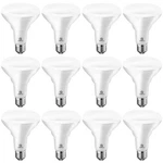12-PACK BR30 Led Bulbs, Dimmable, CRI90, 8.5W=65W, 3000K Warm White, 650 Lumens. Fixed Price $46.34.