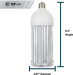 Gt-lite 5,000 Led Corn Cob Bulb E26 Base, Watt Equivalent, 5000 Lumens. Fixed Price $14.00.