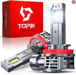 Topik H11 Led Bulbs, 32,000LM 800% Brighter 6500K Cool White, Anti-flicker,. Fixed Price $68.68.