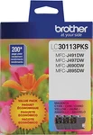 New Genuine Brother LC3011 Cyan Magenta Yellow Ink Cartridges MFC-J491DW. Fixed Price $32.99.